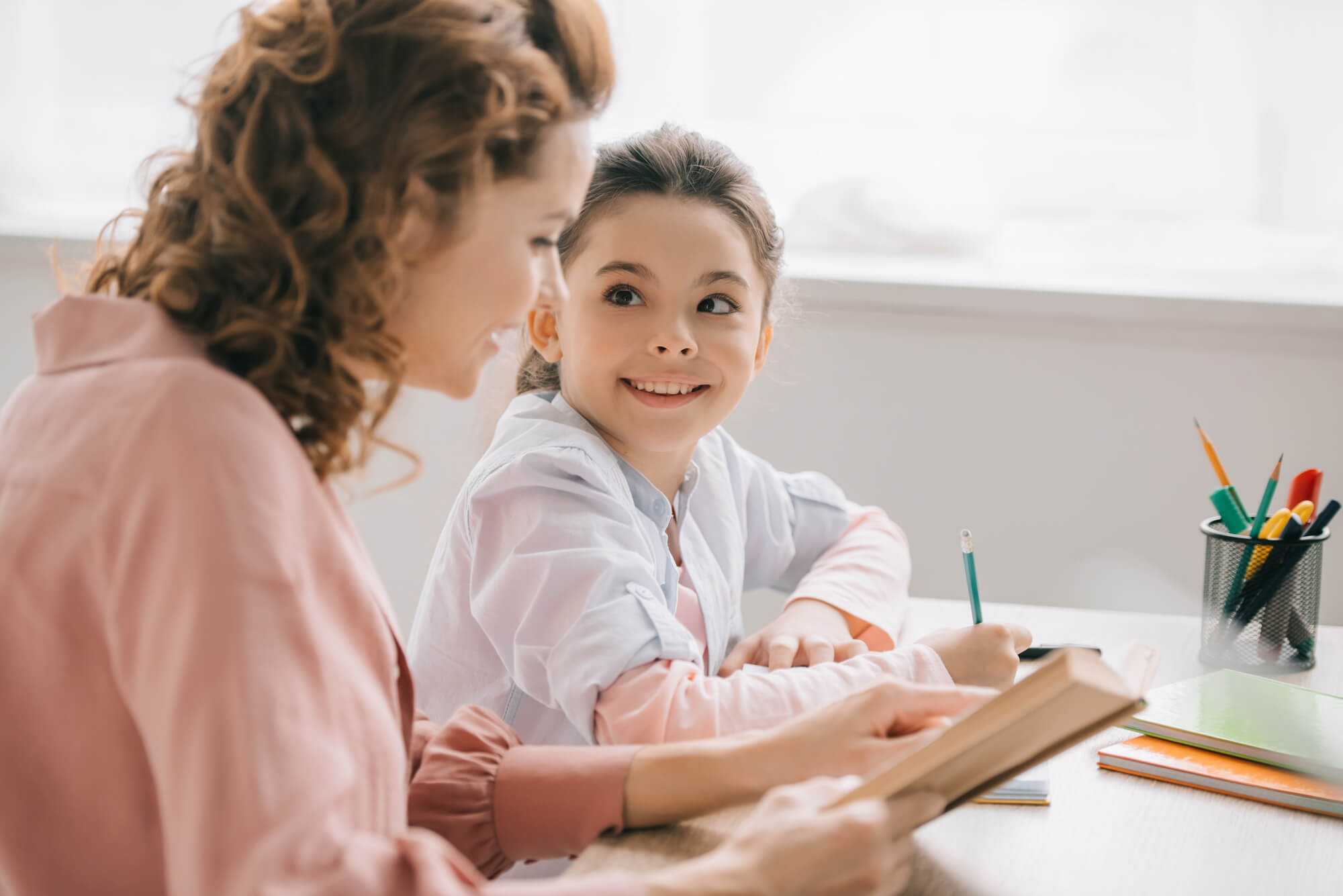 girl getting homeschooled by tutors in ct