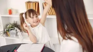 Picture of an adult Providing tutoring for kids with ADHD in Connecticut through Kindergarten & Beyond Learning Center